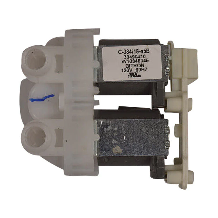 W11044834 Washer Water Inlet Valve (replaces W10846345) - Image 2