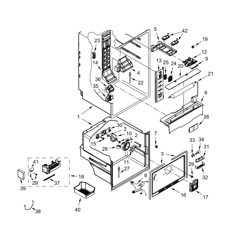 Whirlpool Refrigerator Air Damper W11087463 (Replaces W10745484) - Image 5