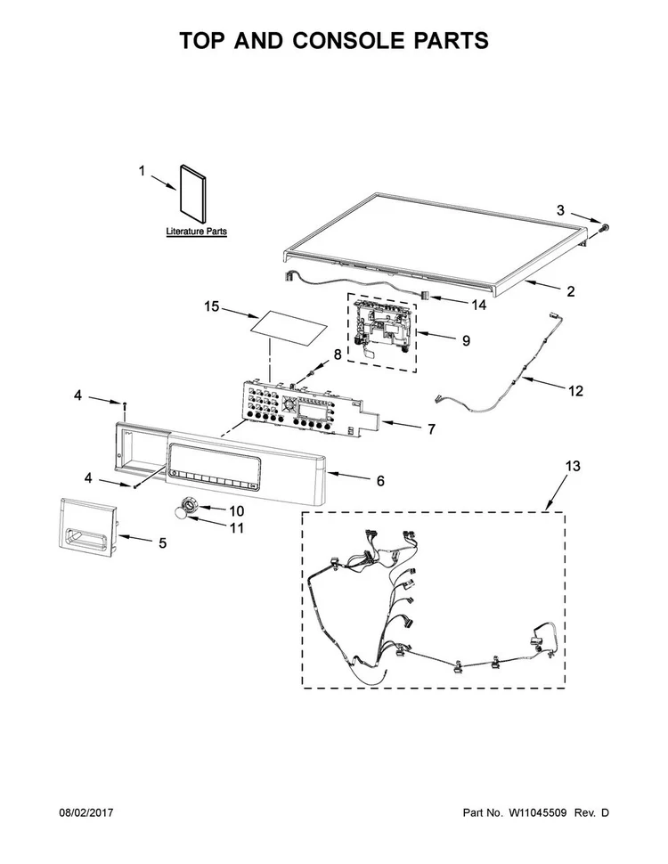 W11089031 Dryer Electric Control Board - Image 4