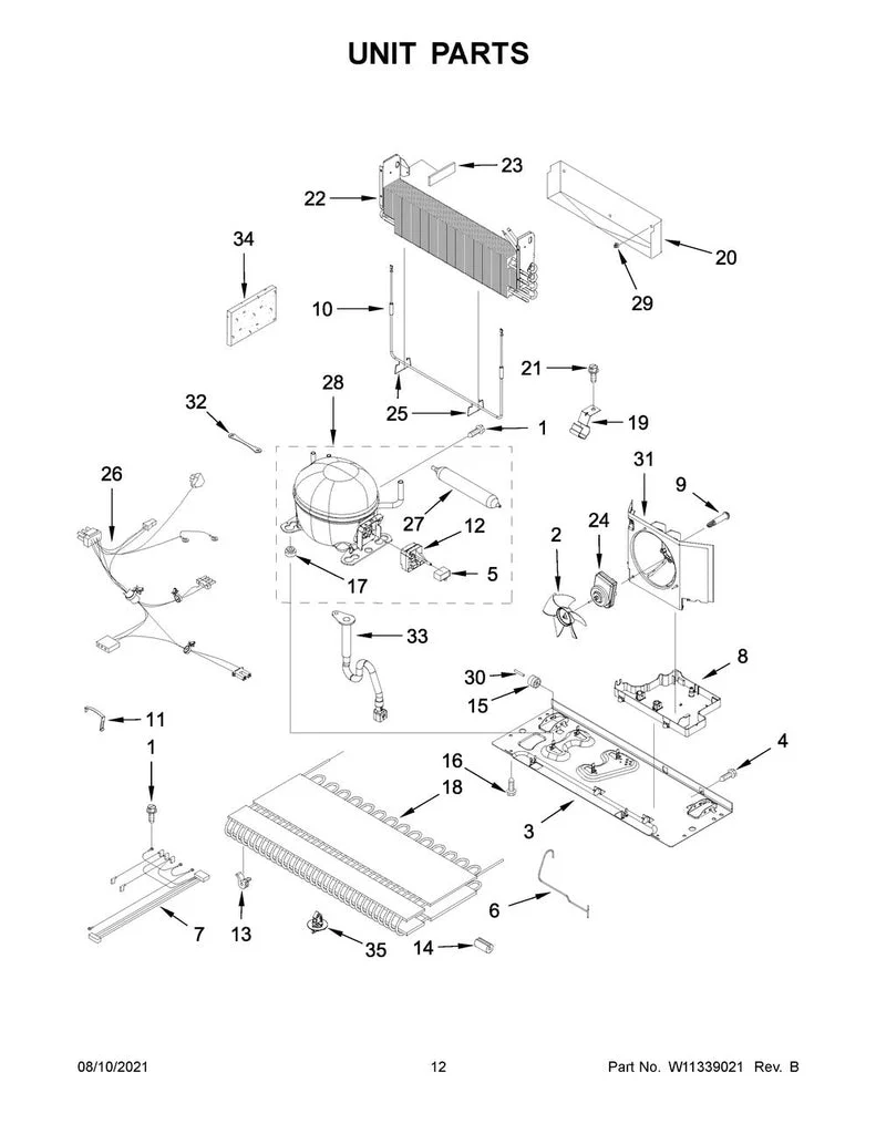 W11174745 Refrigerator Harns-Wire - Image 2