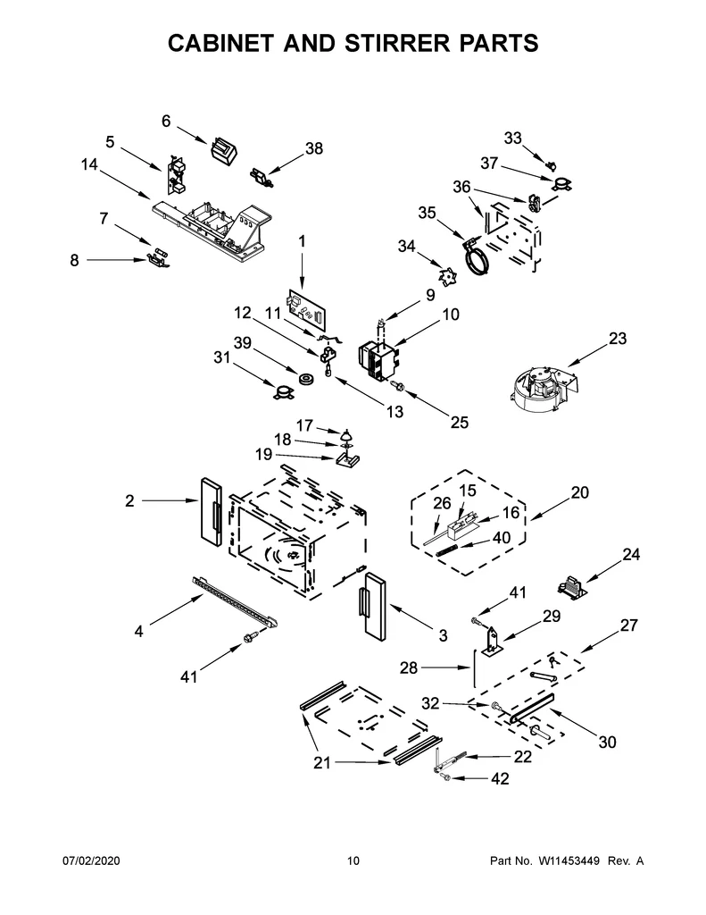 W11256757 Range Door Hinge