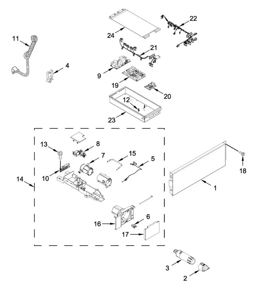 W11306696 Refrigerator Electronic Control Board - Image 4