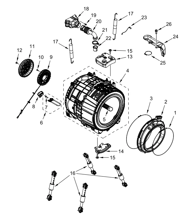 W11316766 Washer Shock Absorber (Shock, Suspension Damper, Tub Damper) - Image 5