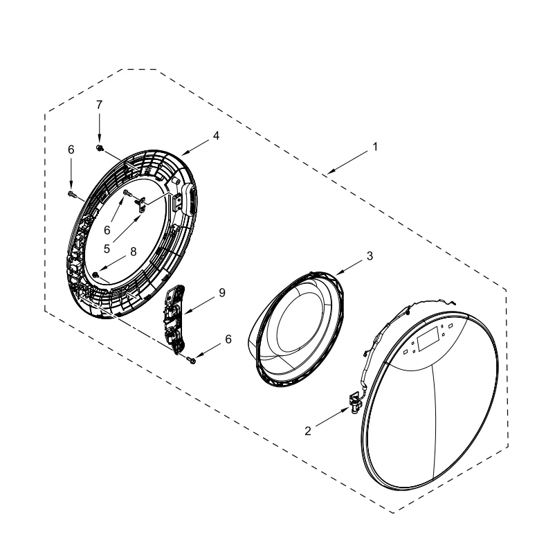 W11316914 Whirlpool Washer Door Strike | Front Load Washer Door Latch Striker | Fits Whirlpool Maytag Kenmore Washers | Genuine OEM Door Strike - Image 5