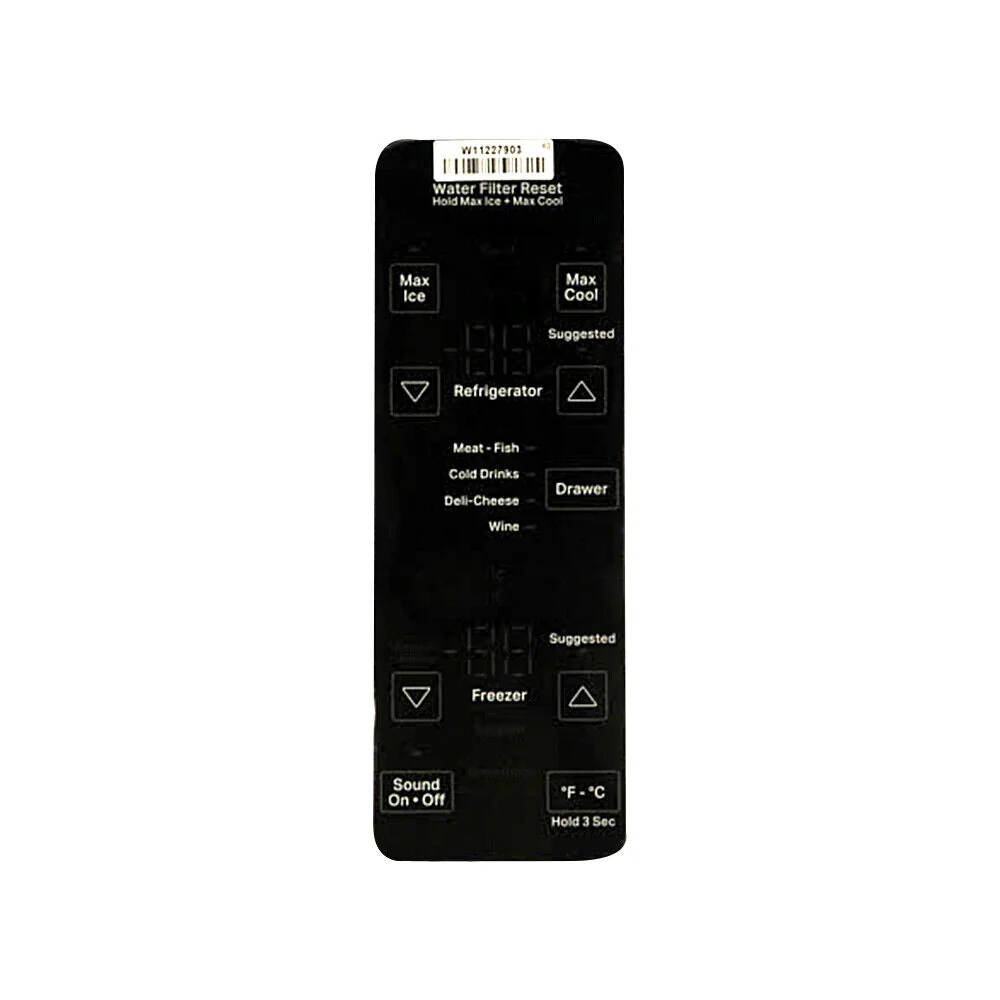 W11330486 Refrigerator User Interface Assembly