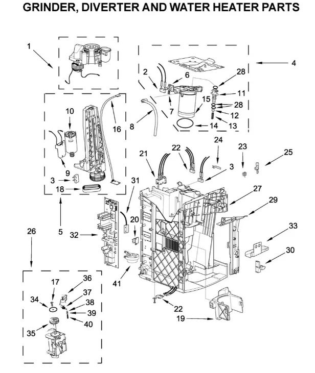 W11363151 Coffee Maker Diverter (replaces W10661798) - Image 6