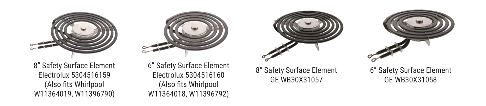W11371990 Range Coil Surface Elements 4 Piece kit - Image 2