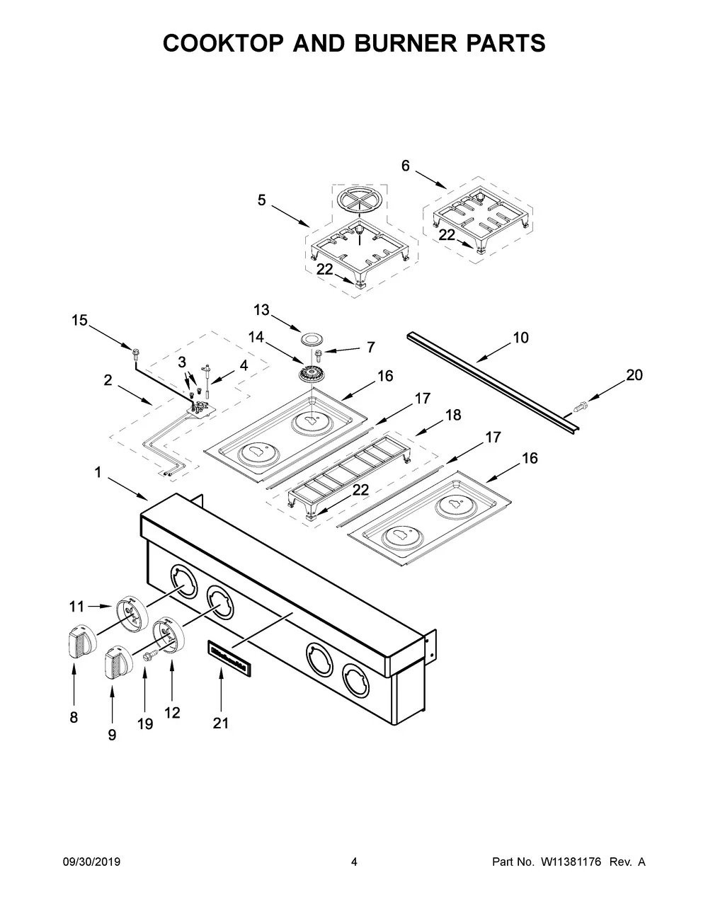 W11380562 Oven Knob