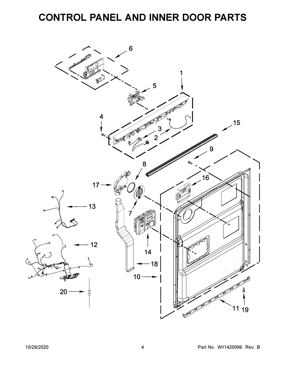 W11410061 Dishwasher Electronic Control Board - Image 5