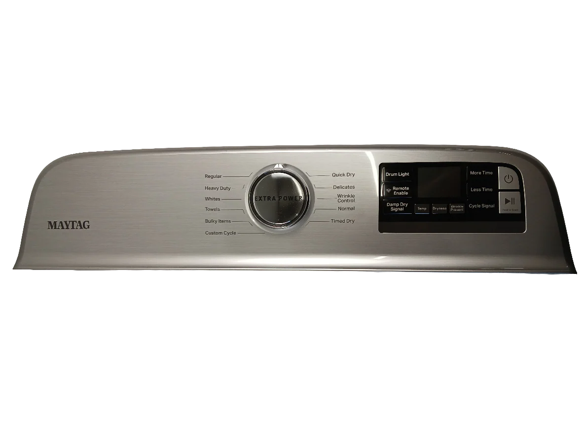 W11413566 Dryer Control Panel (Replaces W11164010) - Image 3