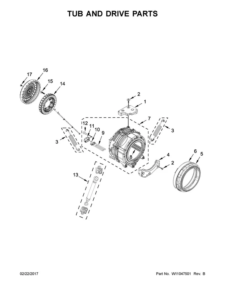 W11354541 Washer Stator Assembly - Image 2