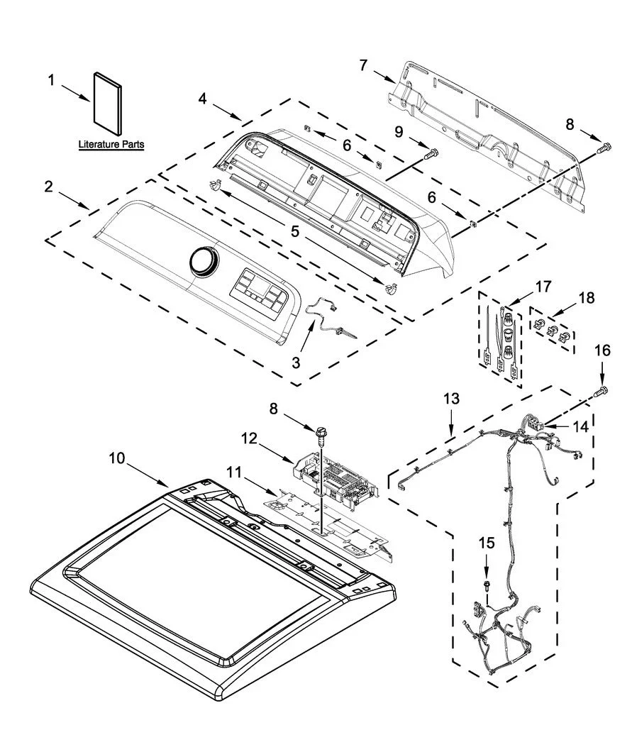 W11441686 Dryer Control Board - Image 4