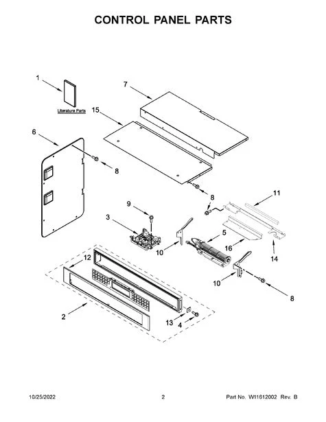 W11448962 Range Oven Electronic Control Board - Image 5