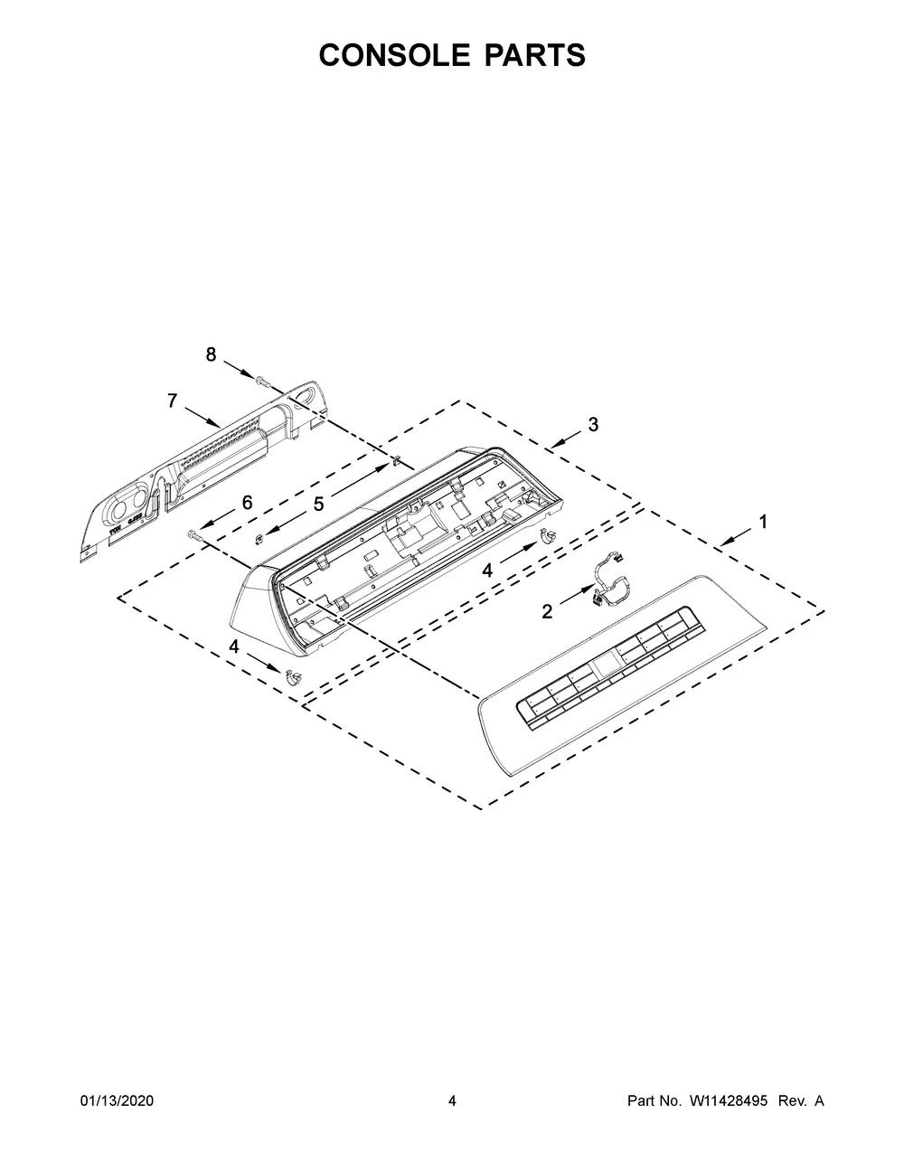 W11478519 Washer Panel - Image 3