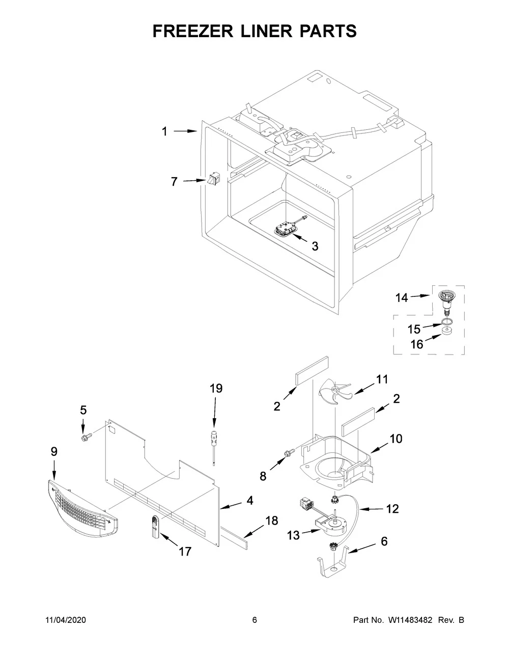 W11483116 Refrigerator Module - Image 2