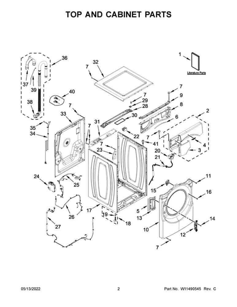 W11483173 Washer Electronic Control Board - Image 5