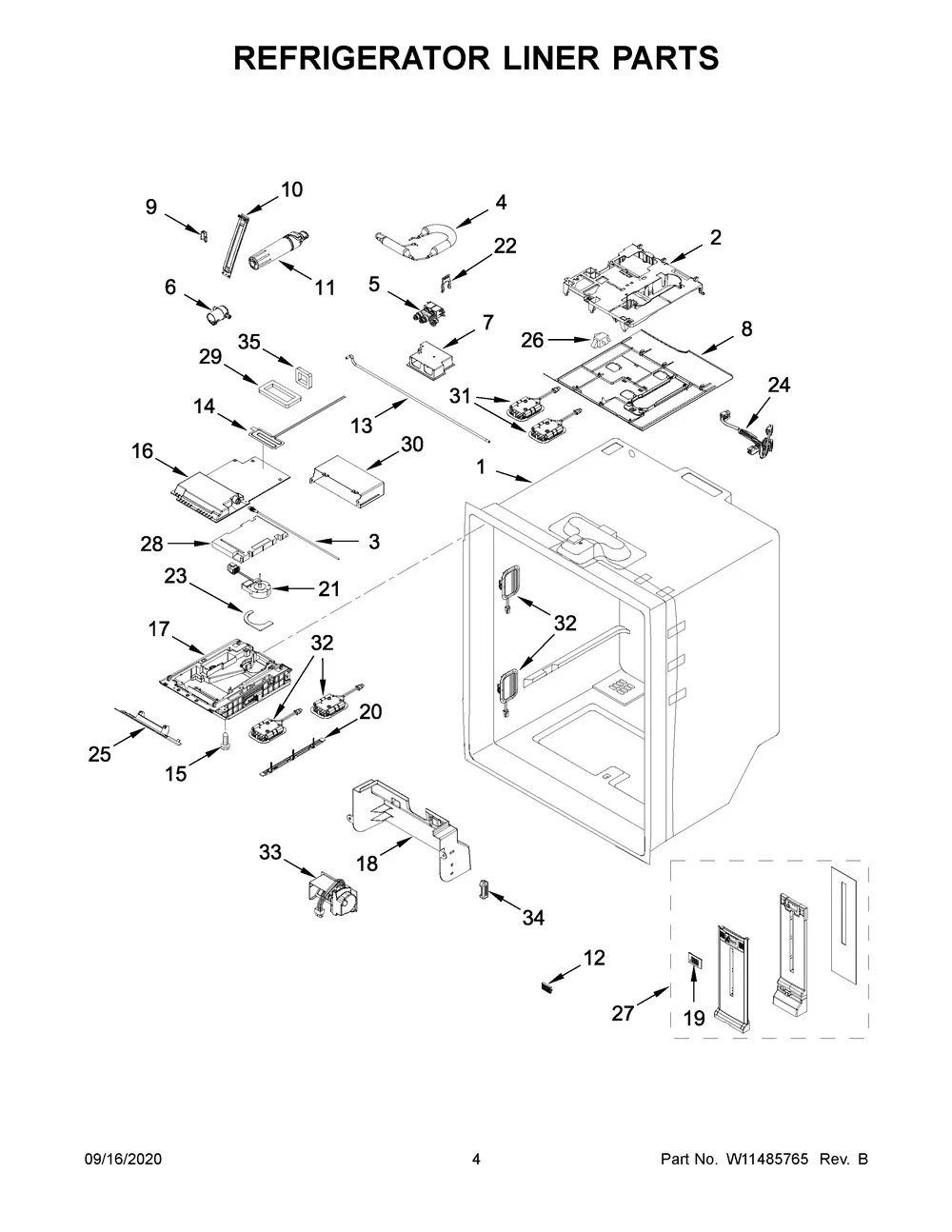W11484836 Refrigerator Led Light Module - Image 6