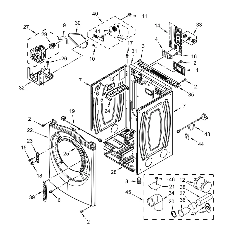 Whirlpool Dryer Drive Motor W11511154 - Image 2