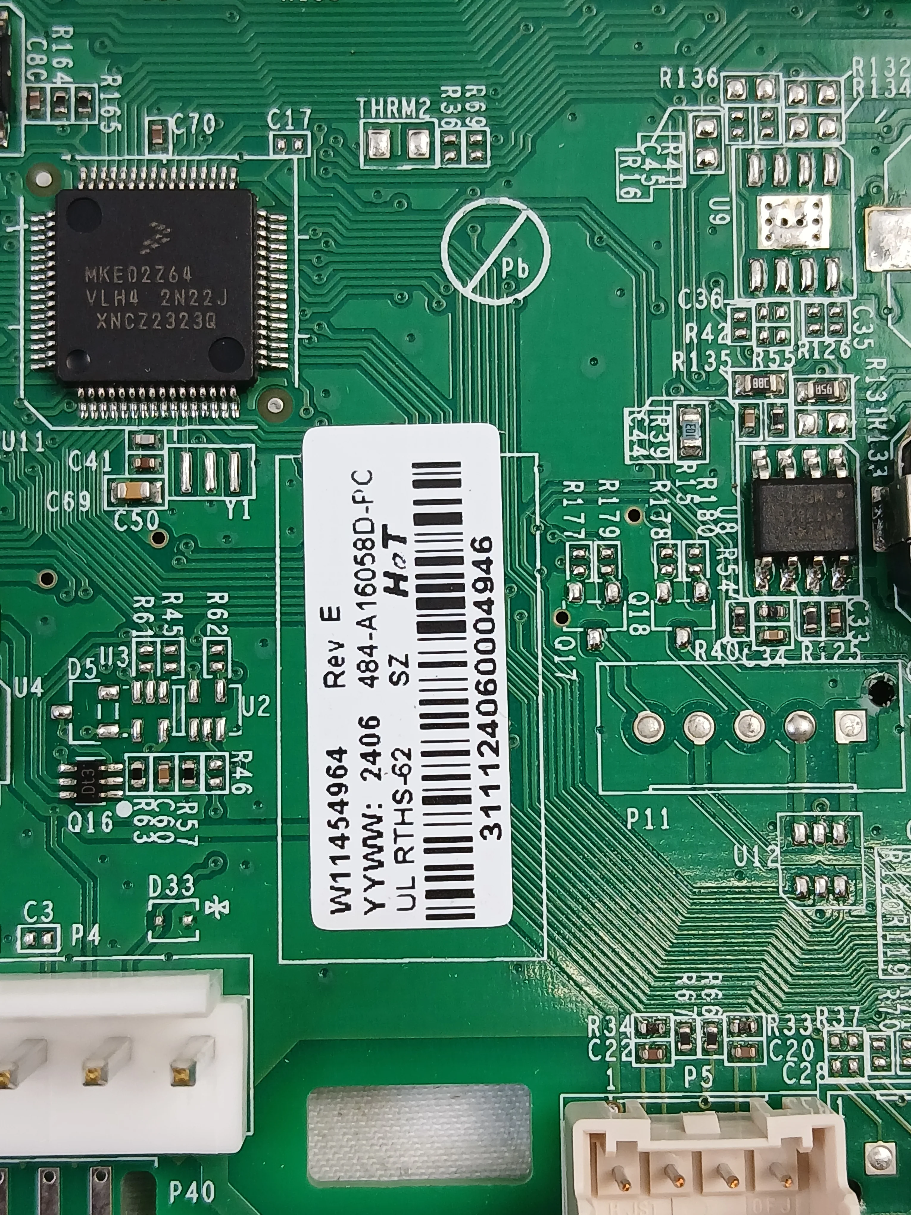 W11548534 Refrigerator Certified Refurbished Electric Control Board - Image 5