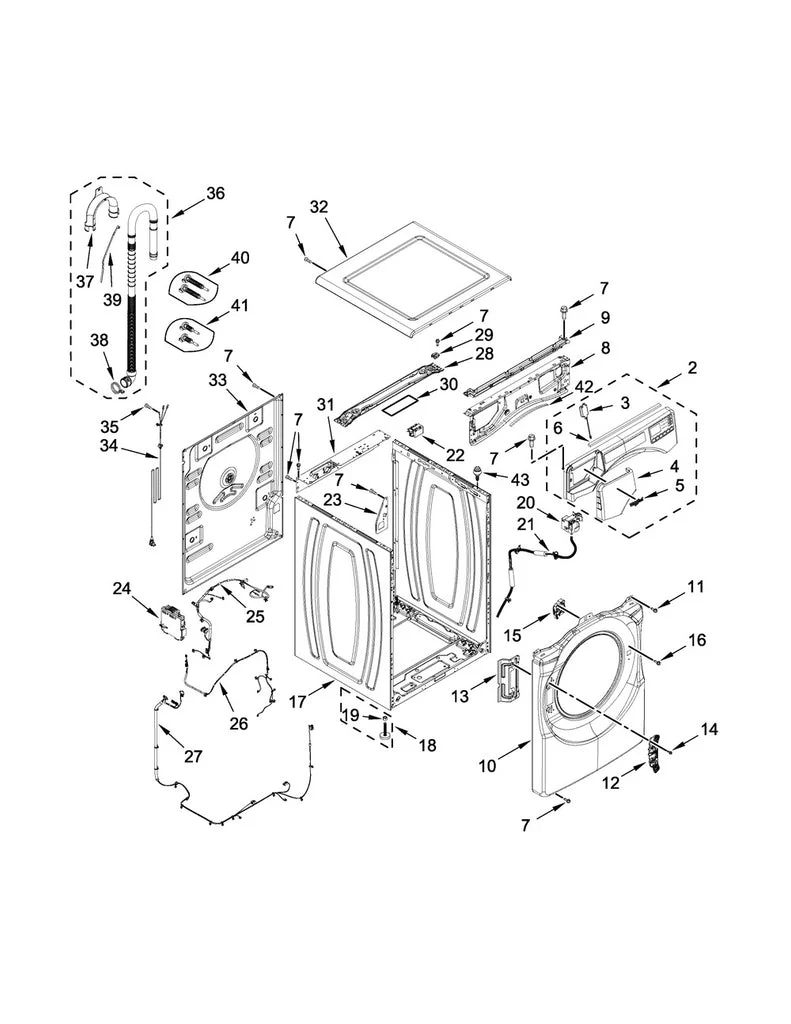 W11549931 Washer Electronic Control Board (Main Control Board, Machine Control, Control Board Assembly) - Image 5