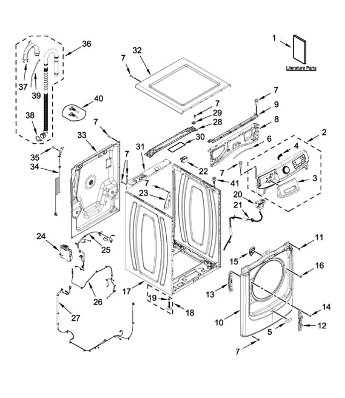 W11557918 Washer Wire Harness