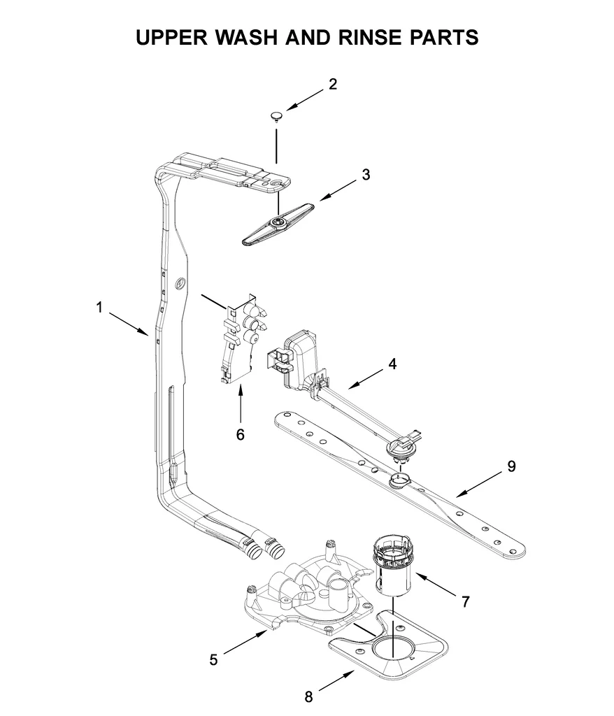W11573766 Dishwasher Spray Arm - Image 5