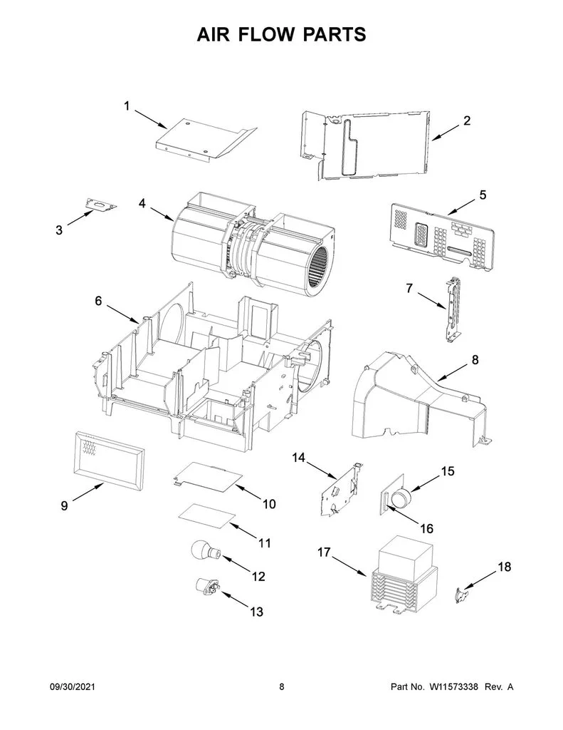 W11574182 Microwave Lamp (replaces W11541696) - Image 5