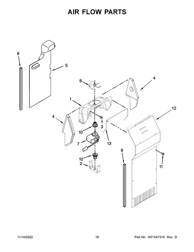 W11581973 Refrigerator Wire Harness