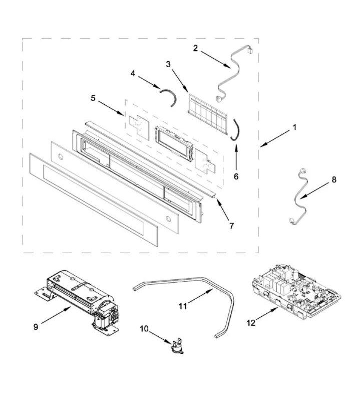 W11594418 Wall Oven Control Board
