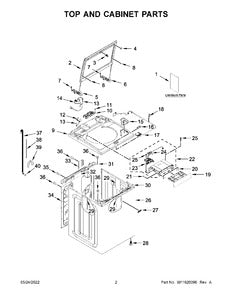 W11624938 Washer Cntrl-Elec Board (replaces W11553746) - Image 6