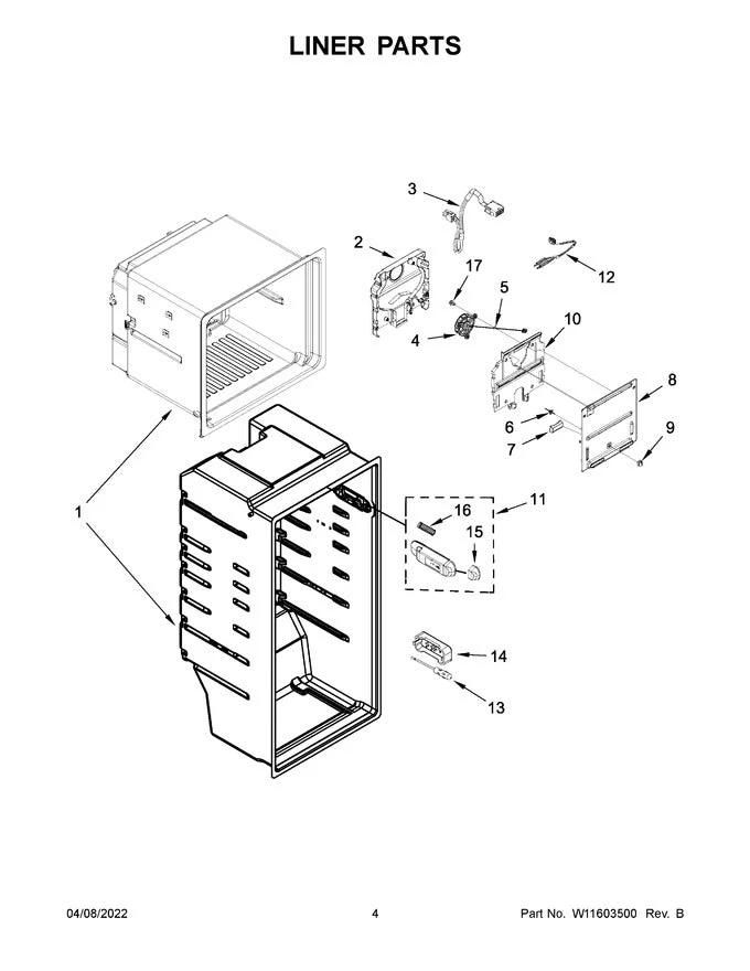 W11624942 Refrigerator Defrost Jumper Wire - Image 5