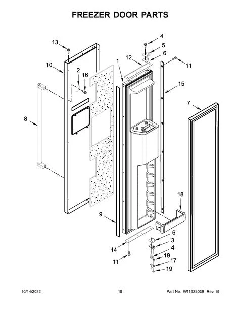 W11625072 Refrigerator Gasket Flip - Image 2
