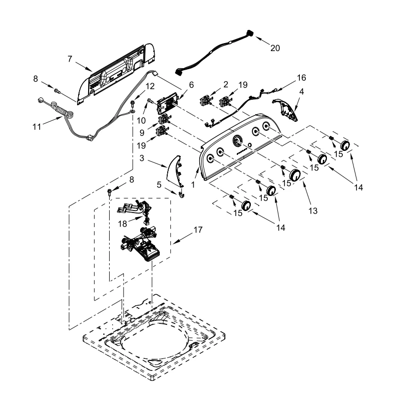 Whirlpool Washer Water Inlet Valve Assembly W11641117 - Image 2