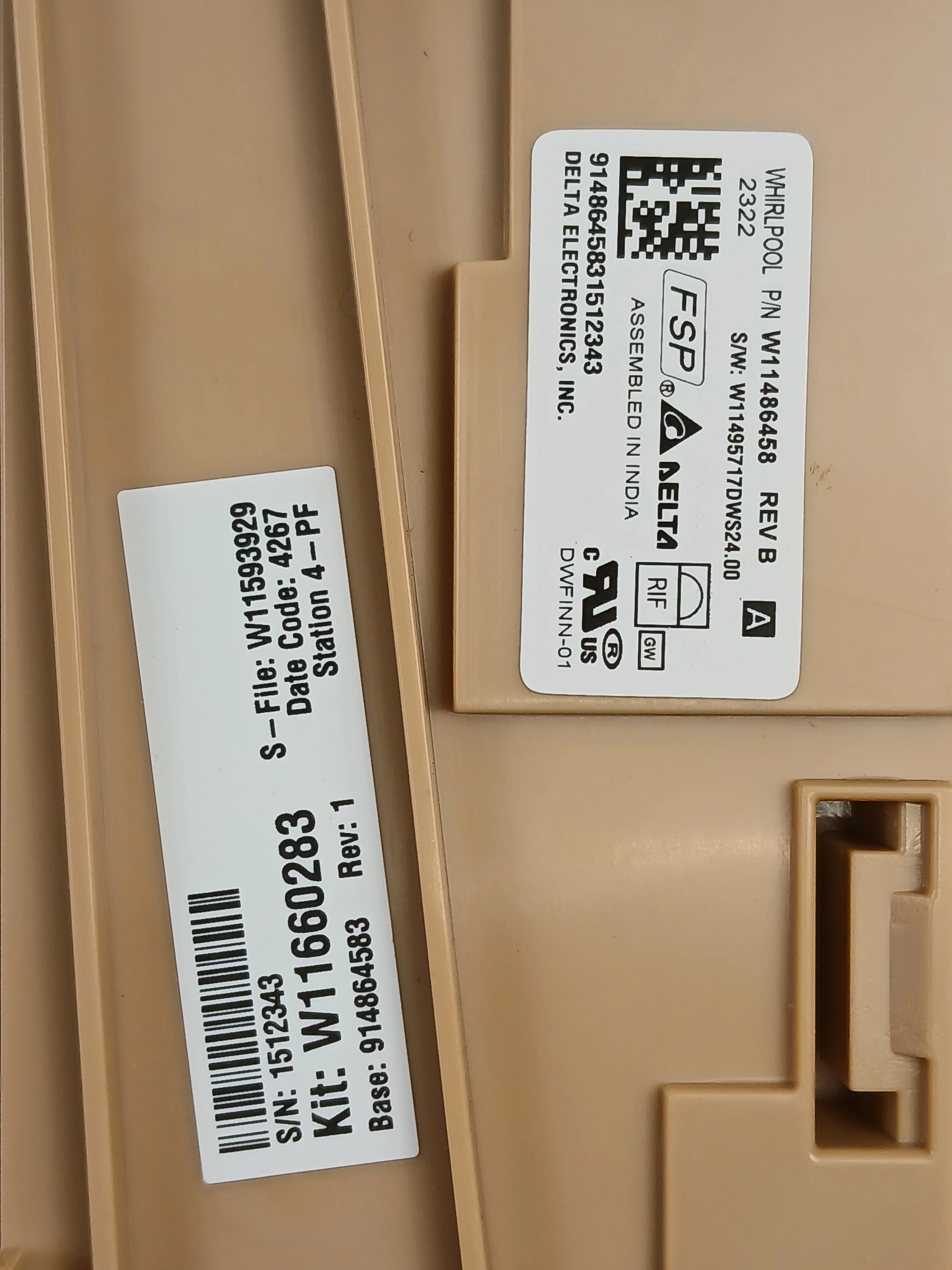 W11660283 Dishwasher Elec-Cntrl Board - Image 5