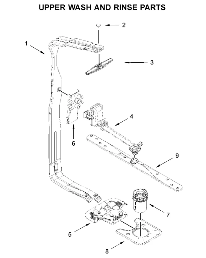 W11662109 Dishwasher Manifold (replaces W11043452) - Image 5