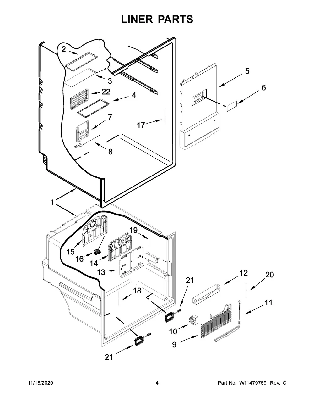 W11663222 Refrigerator Air Damper - Image 5