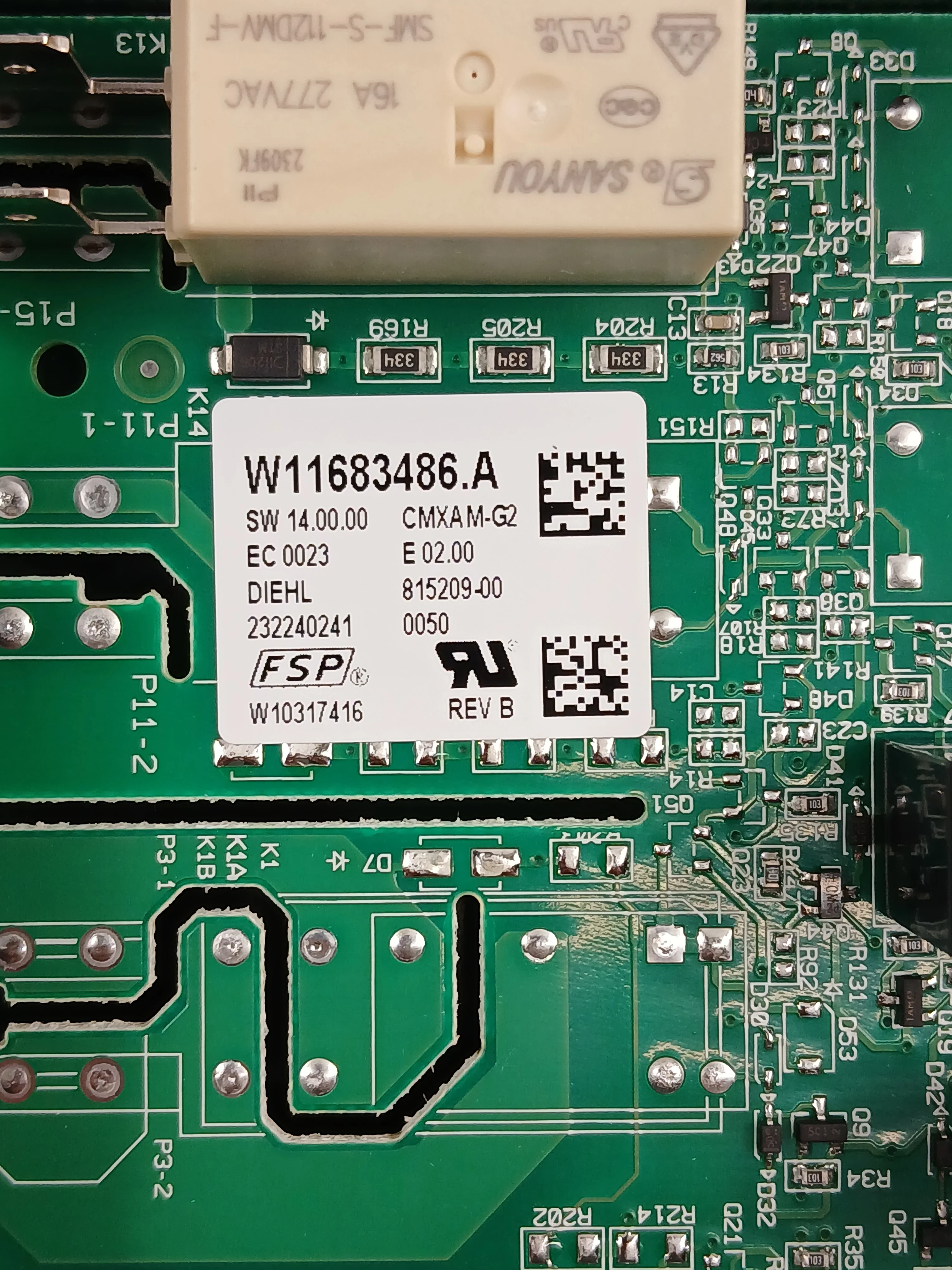 W11685628 Range Electronic Control Board - Image 5