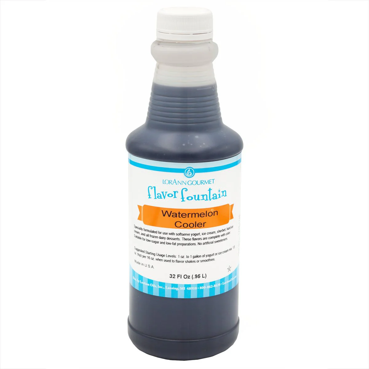Watermelon Cooler Flavor - 4 oz. - 32 oz. - Ice Cream and Beverage Flavors - LorAnn Oils - Canadian Distribution - Ships Free Within Canada on Orders Above CAD $199 - Image 2