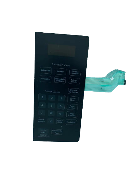 WB27X11220 Microwave Control Panel Assembly, Stainless Steel - Image 4
