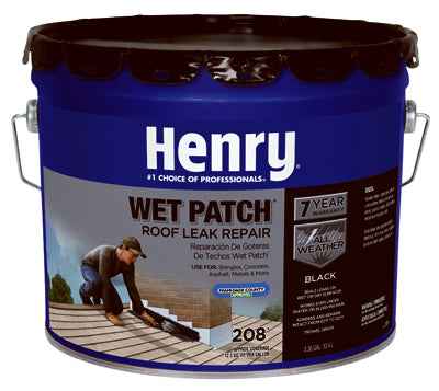 Henry Smooth Black Asphalt All-Weather Roof Cement 3.3 gal - Image 2
