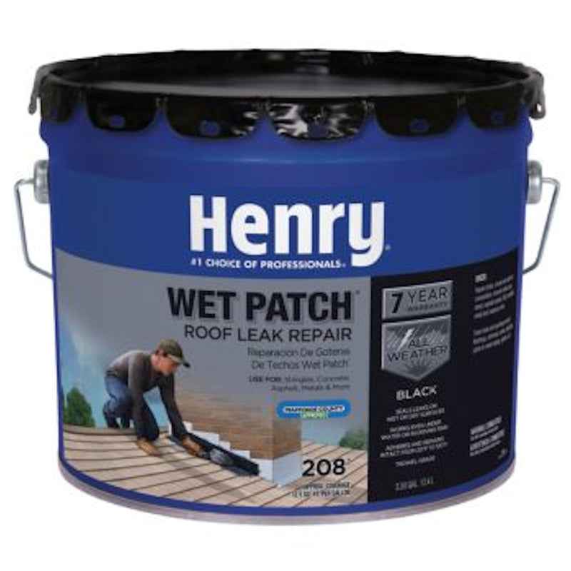 Henry Smooth Black Asphalt All-Weather Roof Cement 3.3 gal - Image 3