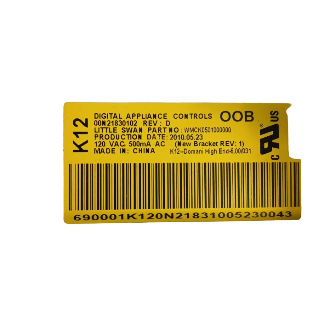 WG02F00288 Washer User Interface Control Board - Image 5