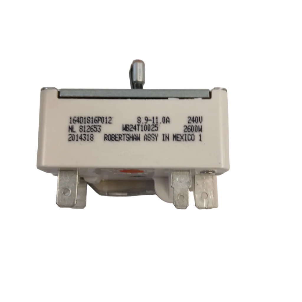 GE Range Oven Infinite Switch Control WG02F04192 (Replaces WS01F01652, 164D1816P012, WB24T10025) - Image 2