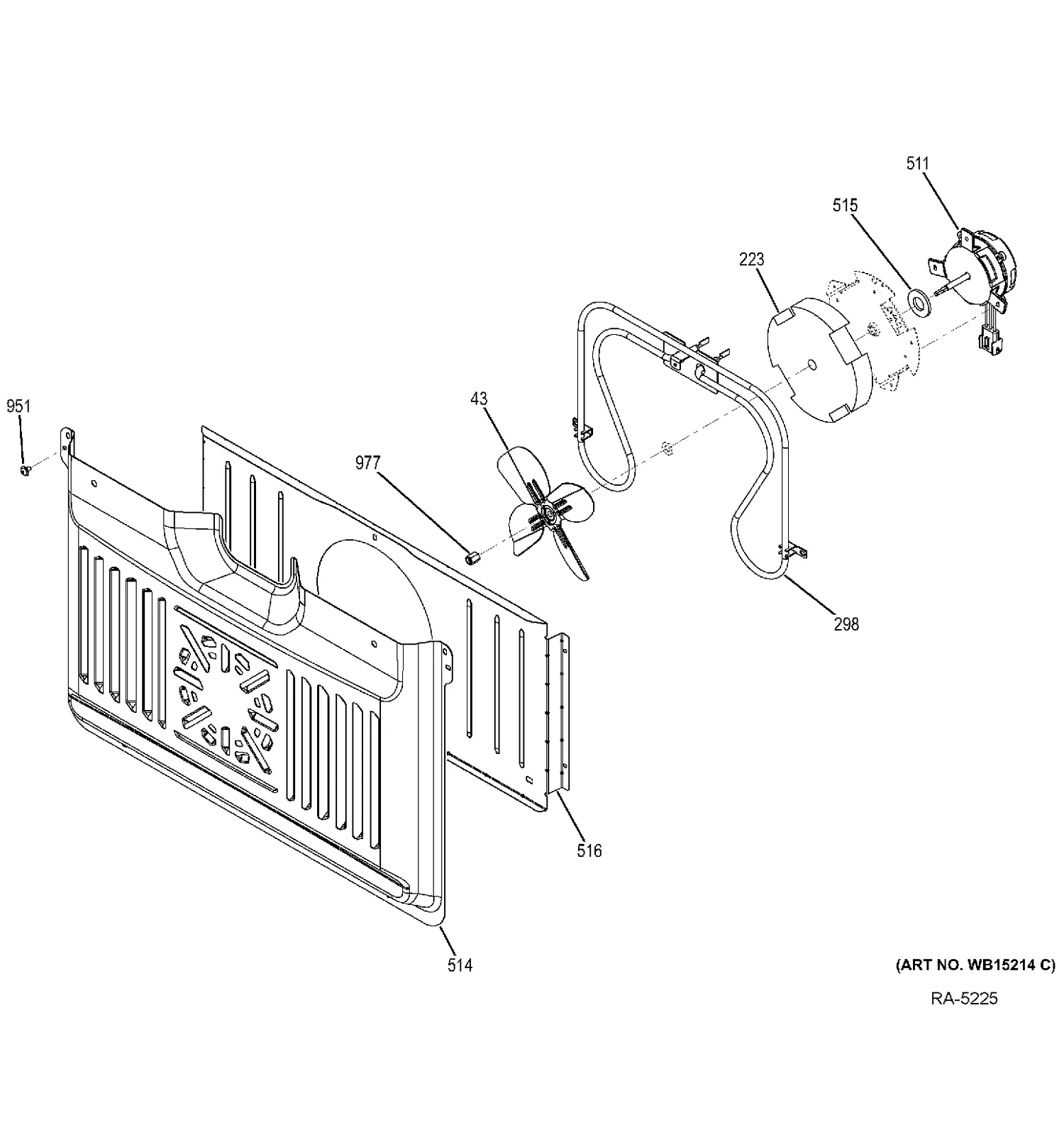 WG02F10561 Oven Main Control Board Assembly - Image 5