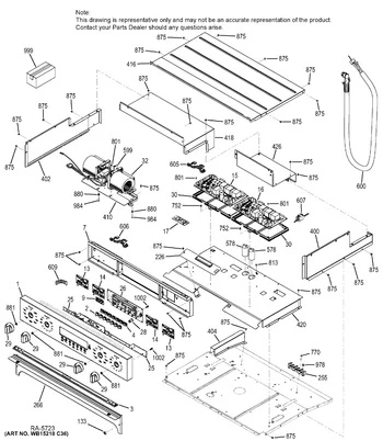 WG02F10749 Oven UI Board Knob (replaces WB27X24643, 191D7465G005) - Image 2