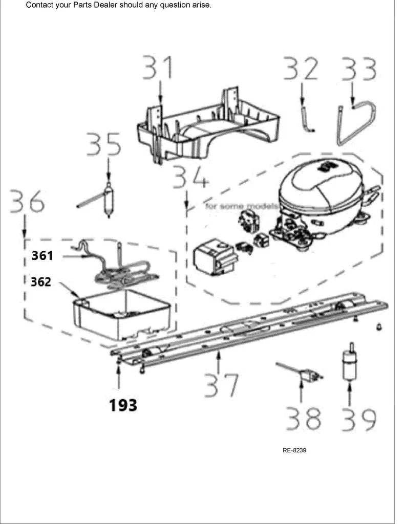 WG03A02472 Refrigerator Screw