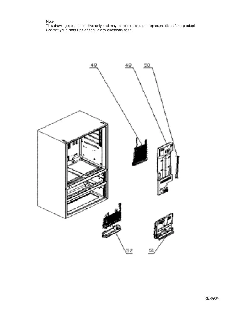 WG03F06381 Refrigerator Air Duct Freezer Assembly - Image 5
