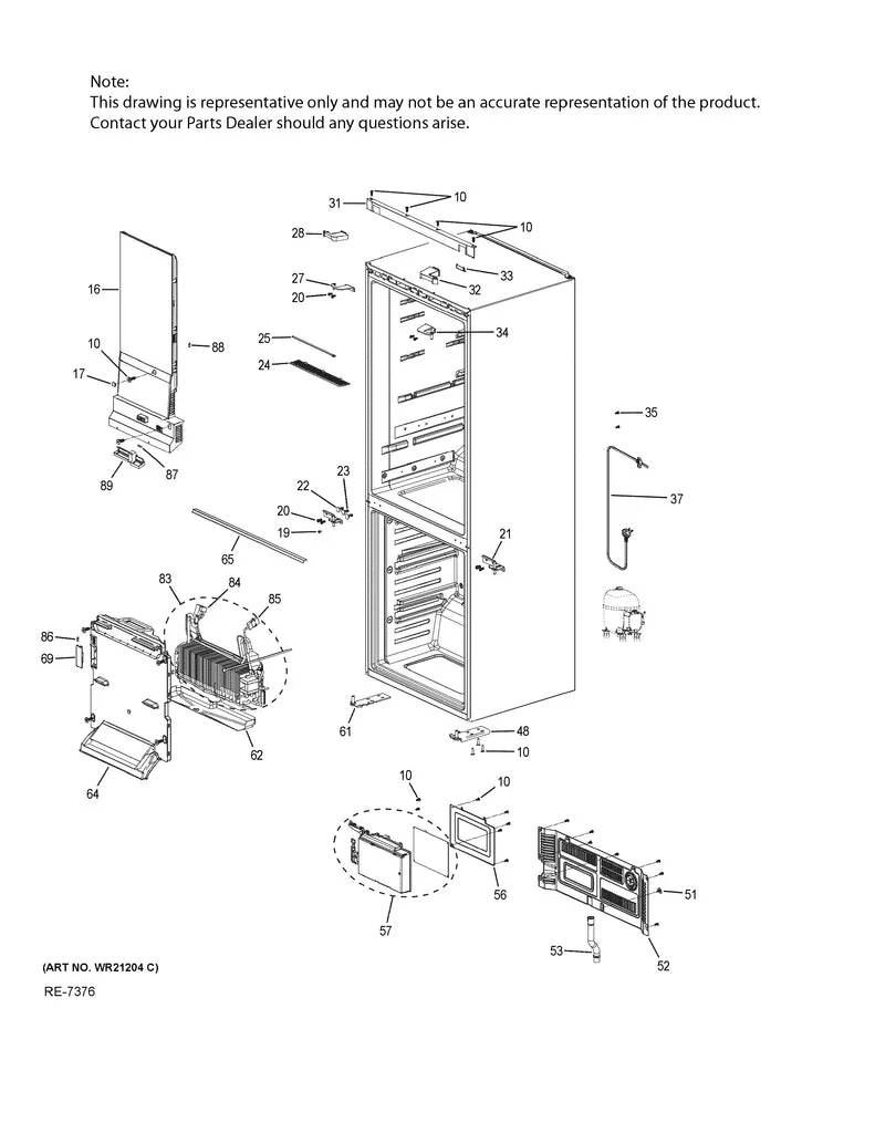 WG03F06844 Refrigerator Fresh Food Sensor - Image 2