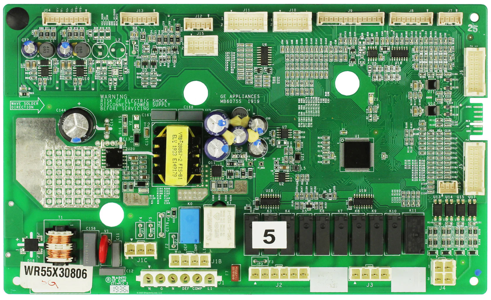 WG03F07630 Refrigerator Main Control Board (replaces WG03F09823)