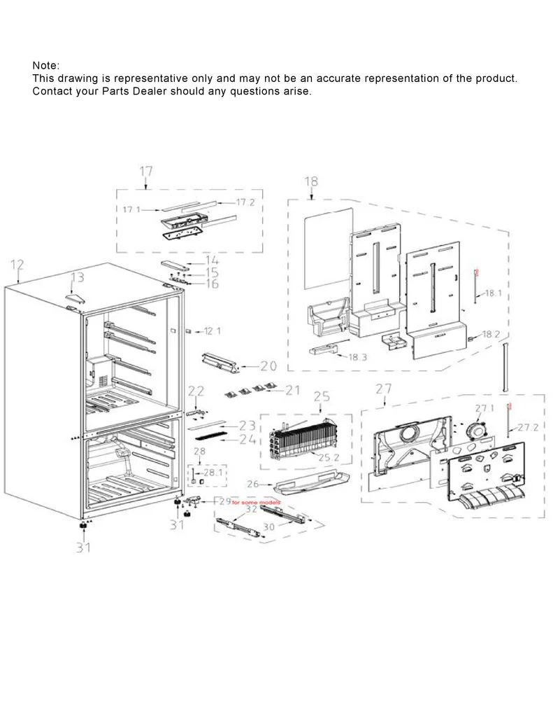 WG03F08088 Refrigerator Air Duct ASM